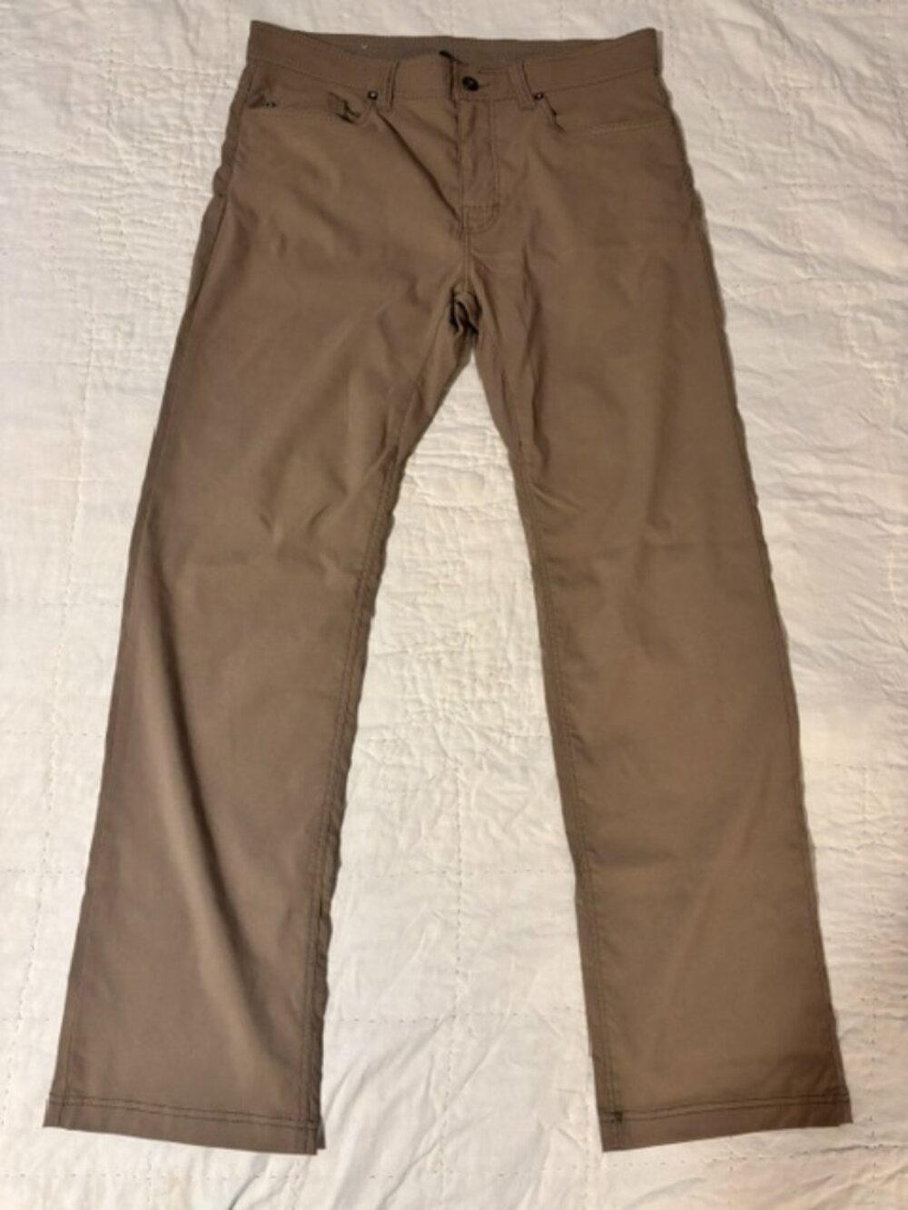 Prana brown slim fit 34Wx32L lightweight pant